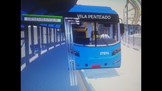 proton bus sp traporte linha 9006 trabalho publico [upl. by Alikee]