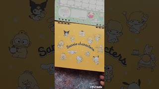 2025 Sanrio characters desk calendar sanrio hellokitty mymelody stationery [upl. by Kleper414]