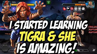 I Started Learning Tigra amp She Is AMAZING  Why This Is A Great Time To Learn her  MCOC [upl. by Atnahs]