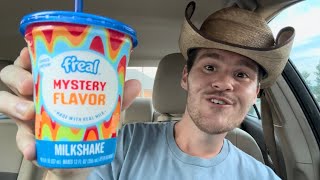 F’real Mystery Flavor Milkshake Review [upl. by Lerual907]