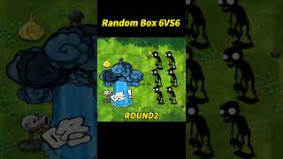 PVZ 1 Fusion Challenge 6 Plant Boxes vs 6 Zombie Boxespvz plantsvszombies pvzchallenge [upl. by Animsay]