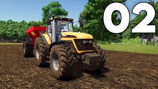 Farming Simulator 25  Part 2  Working the Fields with New Machinery [upl. by Oreves150]