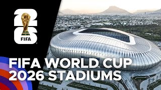 OFFICIAL  FIFA World Cup 2026 Stadiums USA Mexico Canada [upl. by Milah43]