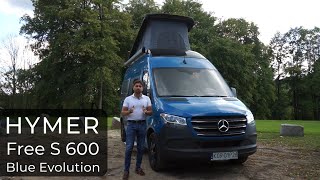 Camper jak z wioski Smerfów 🔵  HYMER Free S 600 Blue Evolution [upl. by Chasse]