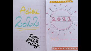 Bujo janvier nouvel an et résolutions 2023 [upl. by Eseyt325]