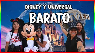 🔥GUÍA COMPLETA Y BARATA para Disney y Universal💰😱 vuelos alojamiento comida Y TODO  MPV en USA [upl. by Kraus]