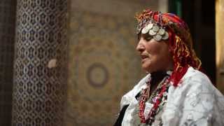 Amazigh aka Berber Singer in Telouet Kasbah Morocco [upl. by Arehahs]