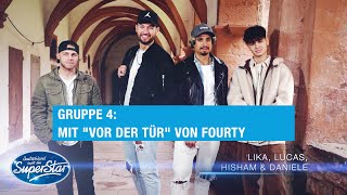 Gruppe 4 Lucas Daniele Hisham amp Bejtulla mit quotVor der Türquot von Fourty  DSDS 2021 [upl. by Beshore]