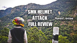 SMK Twister Attack Helmet Full Review [upl. by Tnek]