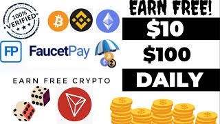 Make 10  100 Crypto Daily using this FAUCETPAY AUTOFAUCETS [upl. by Nakeber]