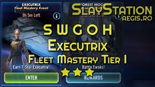 SWGOH Executrix Fleet Mastery  3 Stars [upl. by Allevon]