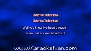 Don Williams  Tulsa Time KARAOKE [upl. by Yttak]