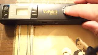 VuPoint MAGIC WAND ST44 WiFi Portable Photo and Document Scanner Open Box Review [upl. by Zeuqirdor]