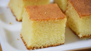 Eggless Sponge Cake  Vanilla Sponge Cake With Condensed Milk  Super Soft Eggless Cake [upl. by Amandy]