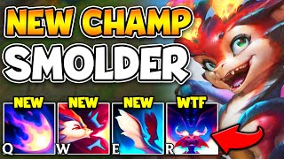 SMOLDER THE COOLEST CHAMPION RIOT HAS EVER RELEASED HES SO BROKEN [upl. by Maxma]