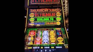 250 BET HUGE JACKPOT HANDPAY WIN DRAGON LINK FREE SPINS  HARD ROCK TAMPA  10 Denom [upl. by Oniratac]