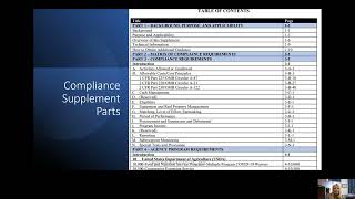 OMB Compliance Supplement 2022  State Agency Training [upl. by Nyrak]