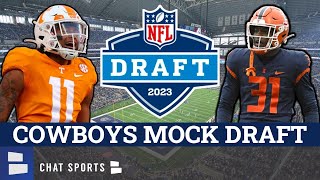 NFL Mock Draft Dallas Cowboys 7Round Draft Picks For 2023 NFL Draft [upl. by Savior]