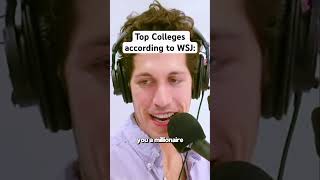 TOP colleges in America shorts wsj topcolleges surveys wallstreetjournal [upl. by Wonacott947]