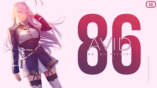 『4K』 86 Eighty six 「AVID」 SawanoHiroyuki English Lyrics [upl. by Ordnael]