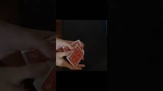 Riffle fanfaro cardistry rifflefan faro satisfying shorts [upl. by Narot]