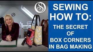 The secret of boxed corners in bag making [upl. by Encrata870]