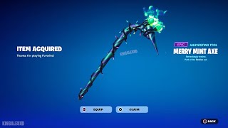 How to Get MINTY AXE Pickaxe NOW FREE CODES in Fortnite 2024 [upl. by Avek]