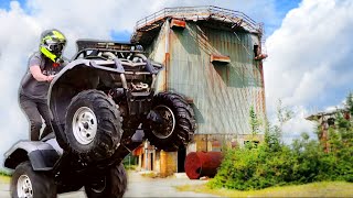 Exploring ABANDONED MILITARY BASE on FOUR WHEELERS  AND CAMPING THERE [upl. by Cristabel]