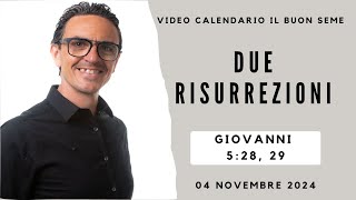 04 NOVEMBRE 2024 Calendario cristiano IL BUON SEME [upl. by Nosyt]