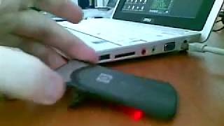 HP MoGo PCMCIA Mouse connected via Bluetooth [upl. by Bluhm]