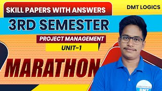 Project Management Unit1 3rd sem skill papers imps with answers  degree honours [upl. by Sidras]