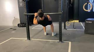 Low Bar Single Arm Inverted Row [upl. by Constant]