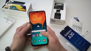 Samsung a30 Unboxing  Hands On  Review [upl. by Mela]