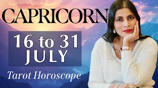 CAPRICORN Tarot reading from 16 to 31 July 2024 [upl. by Ayekel]