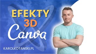 CANVA  efekty 3D tekst i postać [upl. by Alberic]