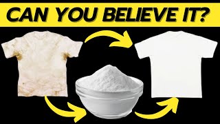 How to Whiten White Clothes Without Bleach Amazing Results In 5 Minutes [upl. by Selin]