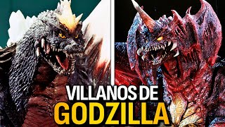 Todos Los Villanos de GODZILLA Era Heisei [upl. by Llerrat521]