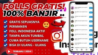 CARA MENAMBAH FOLLOWERS INSTAGRAM GRATIS TANPA AKUN TUMBAL TERBARU 2023 [upl. by Alrac]