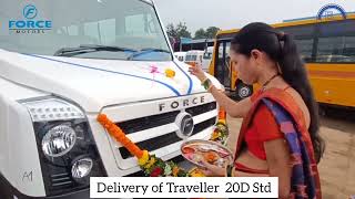 Vehicle Delivery of Traveller 20  D Std [upl. by Norrahc]