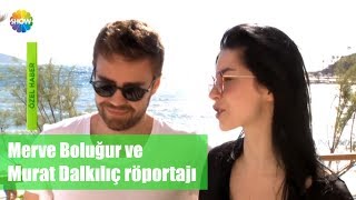 Merve BoluğurampMurat Dalkılıç röportajı [upl. by Daraj544]