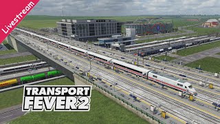 Twitch  TpF2  Neue ICE Linie transportfever2 [upl. by Dlabihcra]