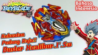 KEKUATAN PEDANG RAJA Review Beyblade Buster Xcalibur1Sw  MainanampHobi Part 65 BAHASA INDONESIA [upl. by Nezah481]