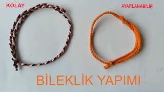 Yaptığım En kolay bileklik [upl. by Antonin592]