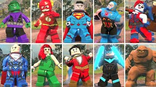 LEGO DC SuperVillains  All Secret Boss Fights [upl. by Alket92]