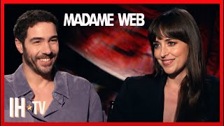 Dakota Johnson amp Tahar Rahim Interview  Madame Web 2024 [upl. by Johan622]