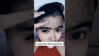 Permanent Upper Lips amp Facial Hair Removal PackRemove Facial Hair Naturally At Home shorts viral [upl. by Dnaltiak]