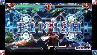 BlazBlue Chrono Phantasma Extend PS4 4K  Ragna Abyss Level 1 [upl. by Brelje]