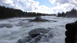 Storforsen Waterfall  Sweden [upl. by Miharba]