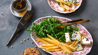 Ricetta asparagi caramellati con insalata di rucola  FOOBY [upl. by Bjork386]