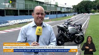 Brasileiro Eric Granado compete no Superbike [upl. by Marijane]